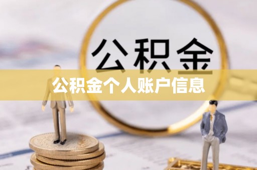 绥化公积金个人账户信息