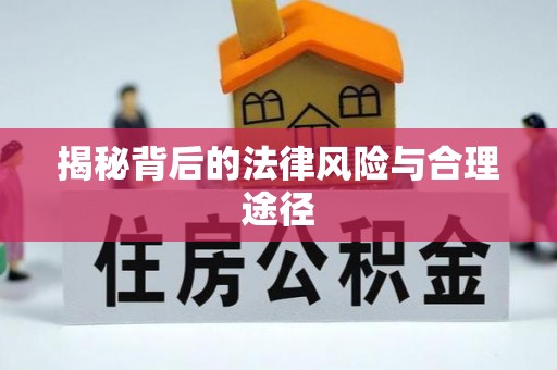 绥化揭秘背后的法律风险与合理途径