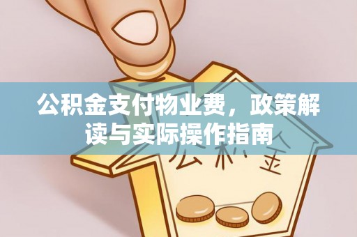 绥化公积金支付物业费，政策解读与实际操作指南