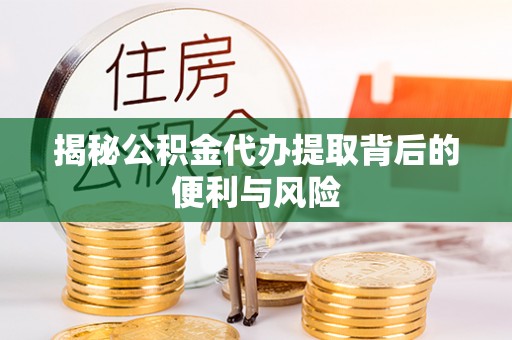 绥化揭秘公积金代办提取背后的便利与风险