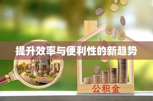 绥化提升效率与便利性的新趋势