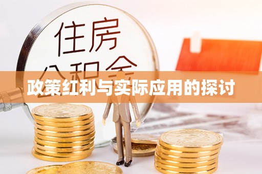 绥化政策红利与实际应用的探讨