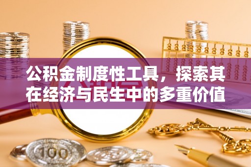 绥化公积金制度性工具，探索其在经济与民生中的多重价值