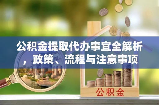 绥化公积金提取代办事宜全解析，政策、流程与注意事项