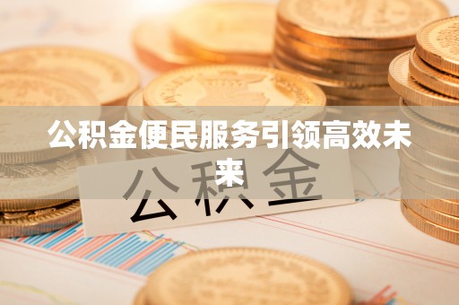 绥化公积金便民服务引领高效未来