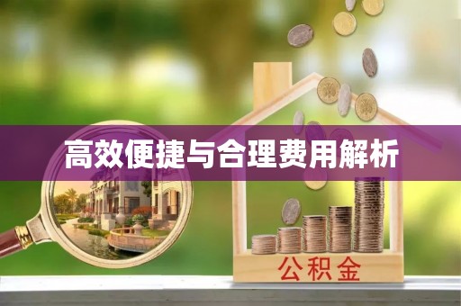 绥化高效便捷与合理费用解析